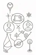 A tattoo inspired by your favorite TV shows like Friends and The Big Bang Theory, incorporating iconic symbols from each series in a minimalist style tattoo design idea