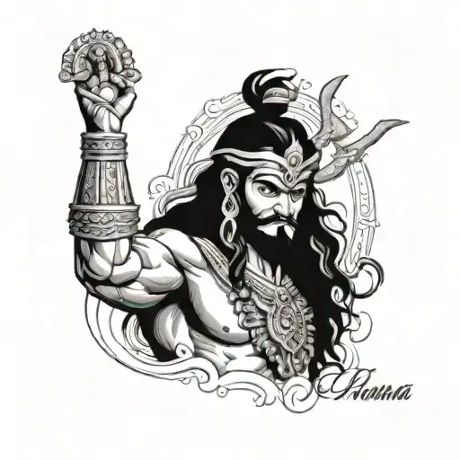 mahabharat warrior karna forearm tattoo tattoo design idea