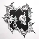 karna tattoo design idea