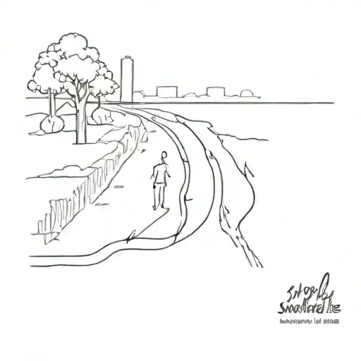 Where the Sidewalk Ends tattoo design idea