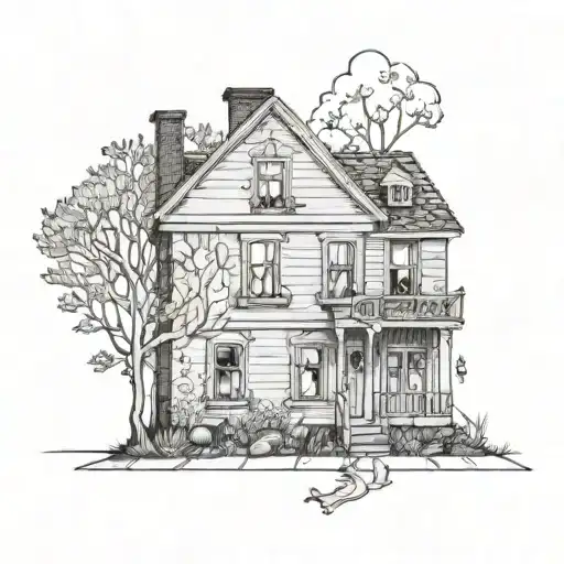 Where the Sidewalk Ends Shel Silverstein tattoo design idea