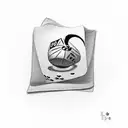 number 7, casino, baseball tattoo design idea