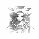 vaporwave tattoo design idea