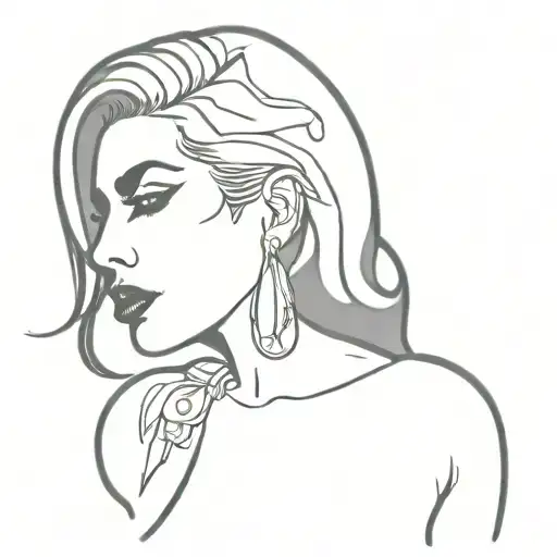 amy winehouse back to black tattoo design idea