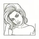 amy winehouse back to black tattoo design idea