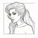amy winehouse back to black tattoo design idea