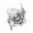 supernova  tattoo design idea