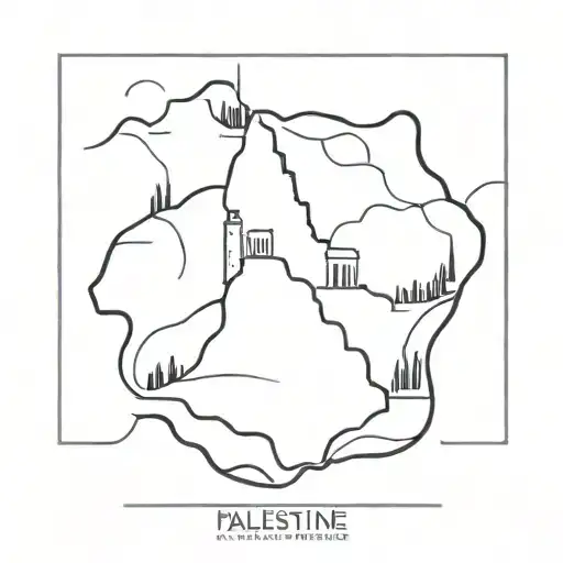 Palestine tattoo design idea