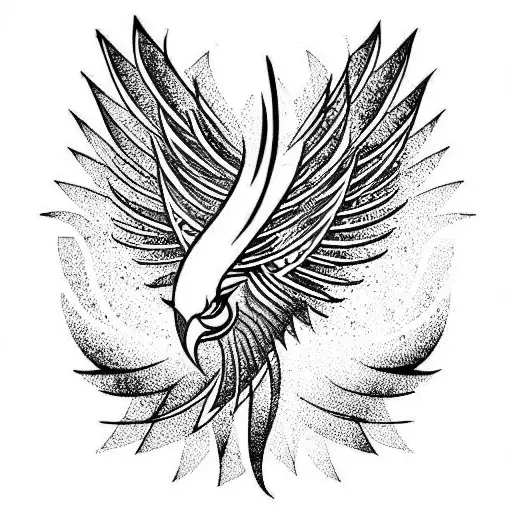 Phoenix  tattoo design idea
