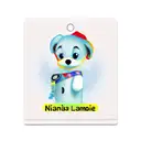 child name Lucas nametag tattoo design idea