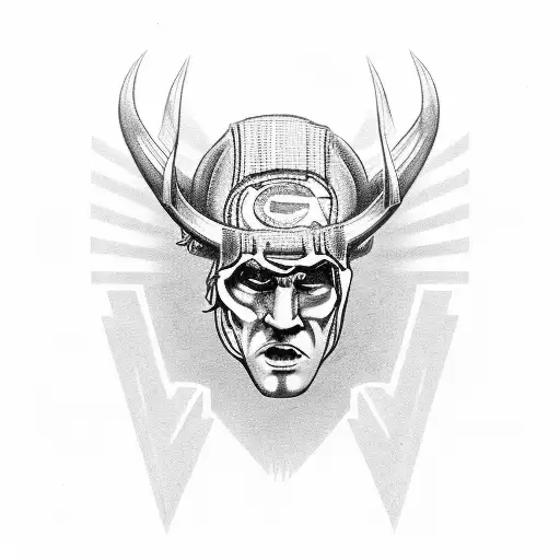 packers cheesehead on G logo  tattoo design idea