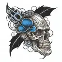 thin blue line tattoo tattoo design idea