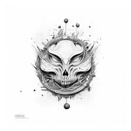 calm to my chaos tattoo design idea