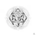 abbey road beatles geometry tattoo design idea