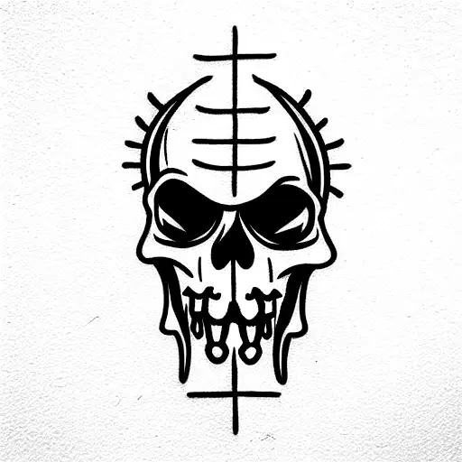king skull tattoo designs