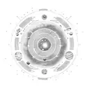 solar system tattoo design idea