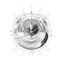 solar system tattoo design idea