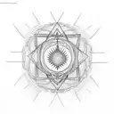 7 chakras tattoo design idea