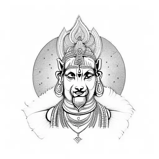 Shri ram god tattoo design idea