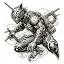 Metal gear solid tattoo design idea