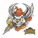 looney tunes inspired tattoo design inspired tattoo design idea