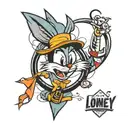 looney tunes inspired tattoo design inspired tattoo design idea