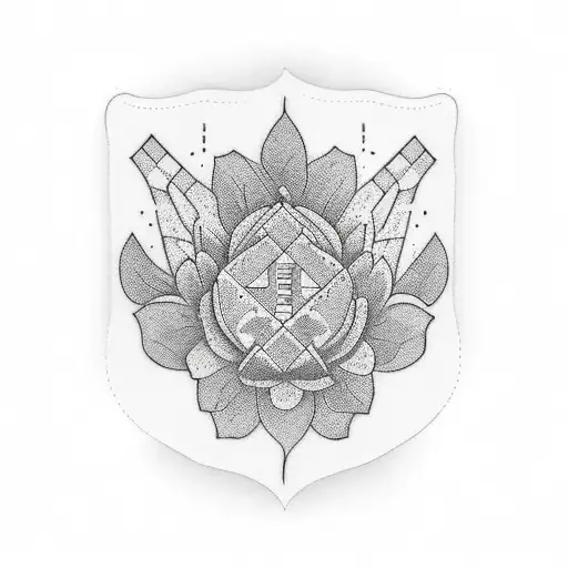 half arm sleeve that is thin lined minimalistic hawaiian themed. I'm looking for different items of nature and culture t tattoo design idea