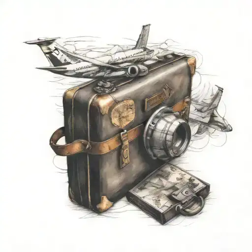 travel tattoo tattoo design idea