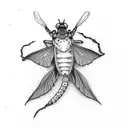 firefly tattoo design idea