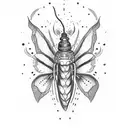 firefly tattoo design idea