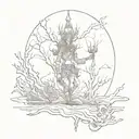 remain the image in the fog as my compos tattoo design idea