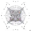 LSD Molecule tattoo design idea