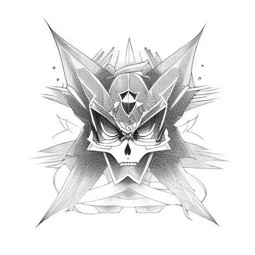 Nihilism, anime tattoo design idea