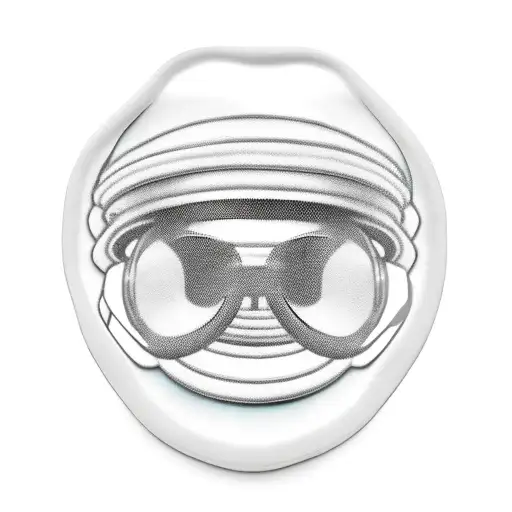 rubber duck with army helmet tattoo design idea