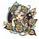 inner child tattoo design idea