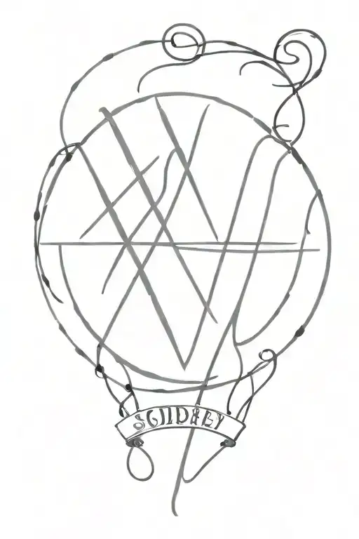 sobriety with kids names intertwined tattoo design idea