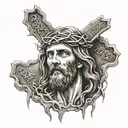 jesus or hell tattoo design idea