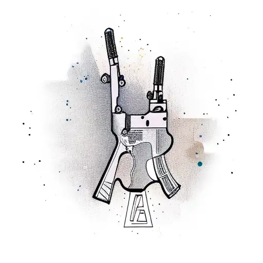 glock tattoo design idea