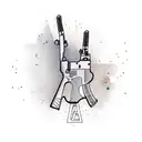 glock tattoo design idea