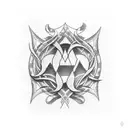 oasis band tattoo design idea