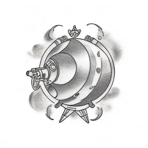 treasure planet Disney tattoo design idea