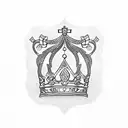 Queen's Crown tattoo design idea