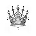 Queen's Crown tattoo design idea