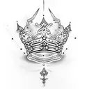 Queen's Crown tattoo design idea