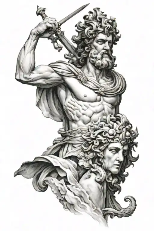 greek mythology tattoo design idea