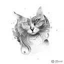 the name "kirti" on a guitar  tattoo design idea