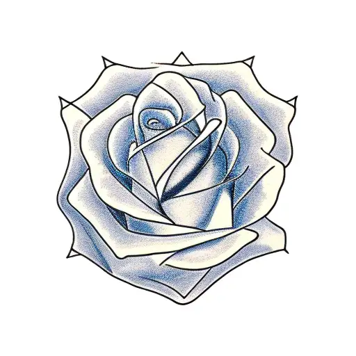 scientific Diagram of a rose tattoo design idea
