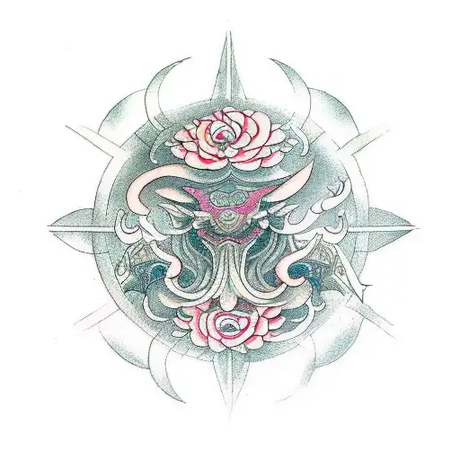 combine cancer taurus sagitarius pisces aquarius tattoo design idea