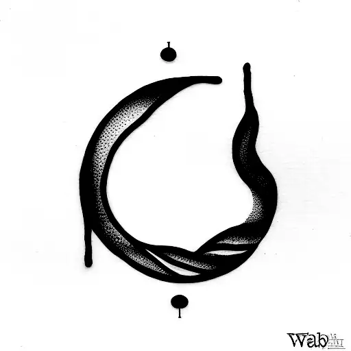 wabi sabi tattoo design idea