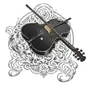 Hell's Violinist tattoo design idea